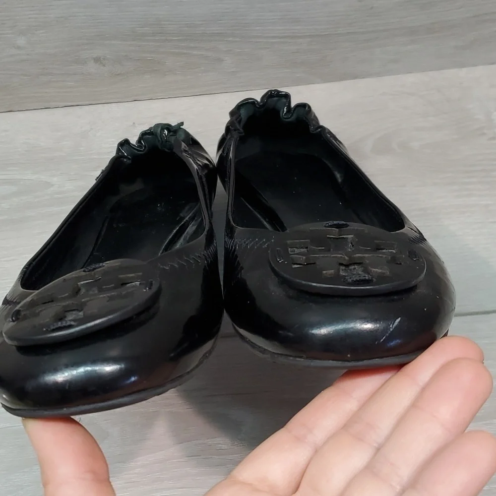 Tory Burch Womens reva  Logo Loafer Flats shoes sz 5